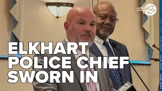 Elkhart Police Chief sworn in, addresses questions surrounding prior employment