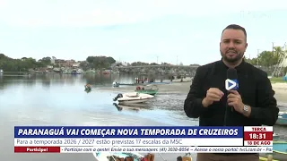 PARANAGUÁ TO BEGIN NEW CRUISE SEASON