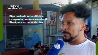 Kites near power lines: campaign visits schools in Piauí to prevent accidents