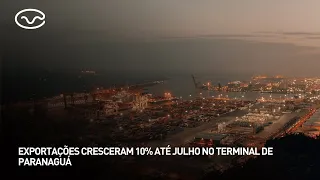 Exports from Paranaguá Terminal grew 10% through July