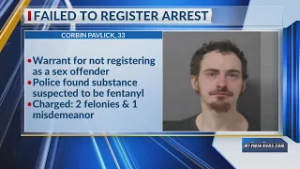 Police: Lindley man arrested after failing to register as a sex offender