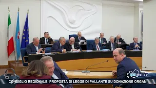 Regional Council, Pallante's Bill on Organ Donation