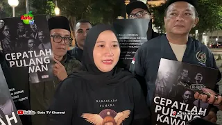 MALANG JOURNALISTS HOLD PRAYER VIGIL FOR 5 JOURNALISTS WHO LOST CONTACT COVERING KRAKATAU