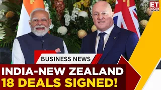PM Modi's New Zealand Breakthrough! 18 Agrerments, Strategic Partnership Sealed Till 2030 | ET Now