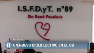 ? Comienzan las clases en el Instituto N° 89