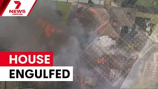 House fire destroys home at Regents Park | 7NEWS