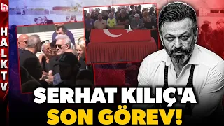 AİLESİ VE SEVENLERİ YALNIZ BIRAKMADI! Evinde ölü bulunan Serhat Kılıç son yolculuğuna uğurlandı!