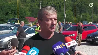 Protest taksista u Tuzli: Traže više stajališta i subvencionirano gorivo