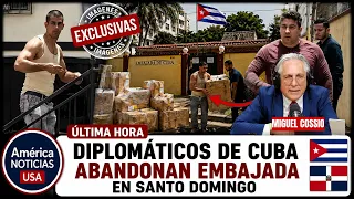 🚨IMAGENES EXCLUSIVAS: diplomáticos de Cuba abandona embajada en Santo Domingo