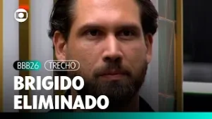 Brígido é o terceiro eliminado do BBB 26 com 77,88% dos votos!  | TV Globo