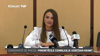 📢 Conferință de presă / Prioritățile Consiliului Județean Neamț / 24 iulie 2026