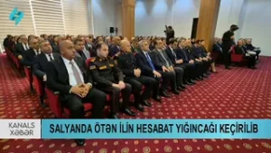 Salyanda ötən ilin yekunlarının hesabat yığıncağı keçirilib