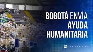 Ayuda humanitaria en Bogotá: Palacio de los Deportes, único punto de acopio activo