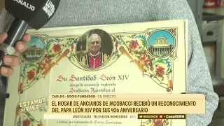 El Hogar de Ancianos recibió un reconocimiento del Papa León XIV por su 40.° aniversario