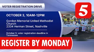 Nashville Churches Host Voter Registration Drive Before Monday Deadline