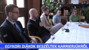 Egykori diákok beszéltek karrierjükről