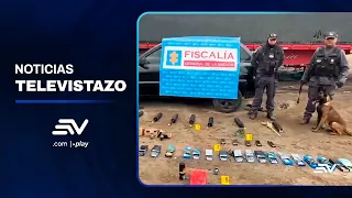 Explosives Shipment Traveled from Guayaquil to the Northern Border | Televistazo Ecuavisa