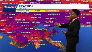 Louisiana's Heat Wave: Scorching heat returns to the weather forecast next week