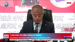 1 milyon 105 bin liralık borç iddiası!