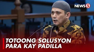 'Sana naman': Padilla, nagbigay ng 'totoong' solusyon sa kanyang kontra-SONA