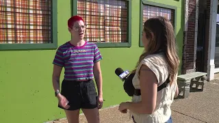 Witnesses react to Bevo street takeover, car fire