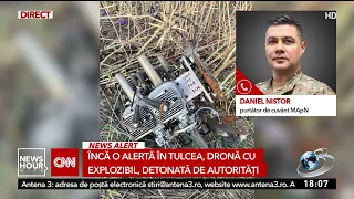 Another alert in Tulcea: explosive-laden drone detonated by authorities