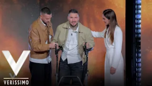 Verissimo - L’ingresso in studio di Daniele Scardina