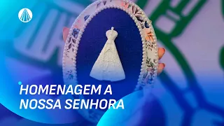 Adorno de porta Nossa Senhora Aparecida | Faça Você Mesmo