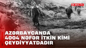 Birinci Qarabağ müharibəsində 3998 nəfər itkin düşüb