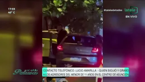 Agresión a menor de 11 años en el centro de Asunción | Lucio Amarilla, quién grabó a los agresores.