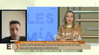 Alerta Sofía Argentina: envió un proyecto de ley para realizar mejoras en el protocolo