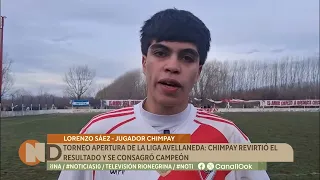 Avellaneda League Opening Tournament: Chimpay turned the score around and was crowned champion