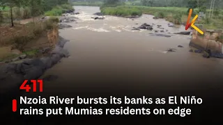 Nzoia River bursts its banks as El Nino rains put Mumias residents on edge