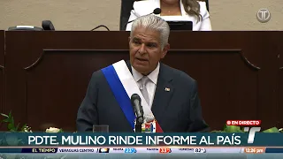 Presidente de Panamá, José Raúl Mulino, rinde informe a la Nación por sus dos años de gestión