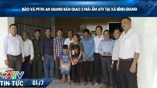 AN GIANG BROADCASTING AND TELEVISION HANDS OVER 2 ATV SHELTERS IN BINH GIANG COMMUNE