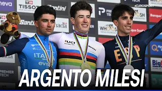 Another silver for ITALY! MILESI 2nd in the Under 23 time trial | Montreal 2026 World Championships