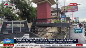 Massa Luapkan Amarah ke Polda DIY Terkait Siswa Tewas Dianiaya Brimob #Beritasatu