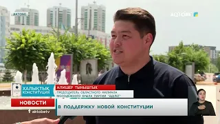 В поддержку новой Конституции