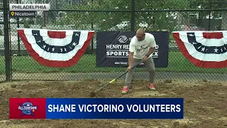 Volunteers revamp Shane Victorino Nicetown Club in All Star community effort