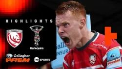 DEMOLITION JOB! 😮‍💨 | Gloucester vs Harlequins | Gallagher PREM Rugby Highlights