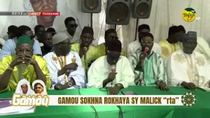 Gamou Sokhna Rokhaya Sy Malick RTA Animation Abdou Aziz mbaye et son équipe 