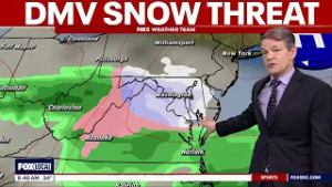 DC weather: Snow, freezing rain threaten DMV Monday
