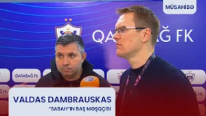 Valdas Dambrauskas: "Karyeramda ilk dəfə 3:0 irəli çıxsaq da qələbəni əldən verdik"