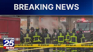 Massive emergency response in Boston after fire at landmark building