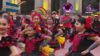 🌟 Presentación del Instituto Tomás Ocampo, con la participación de la banda y gimnasia rítmica. 🥁🎺