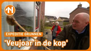 Ronald helpt deze 90-jarige mevrouw met ramen lappen | Expeditie Grunnen 21 februari