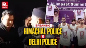 Major Faceoff Between Delhi and Himachal Police Over Congress Workers