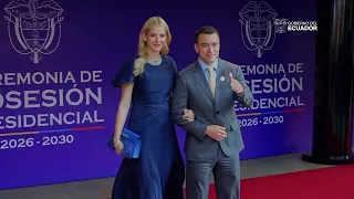 Head of State Daniel Noboa attended the inauguration ceremony of Abelardo de la Espriella.