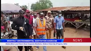 Akoko-Edo Local Govt. Boss Inspects Abattoirs, Orders Clean-Up Of Igarra, Ibillo Facilities