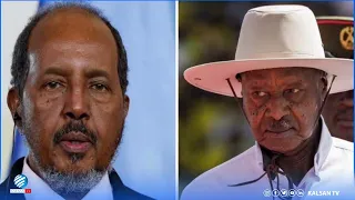 Madaxweynaha Uganda oo ugu hanjabay Mw Xasan Sheekh inuu Soomaliya kala baxayo ciidamadiis
